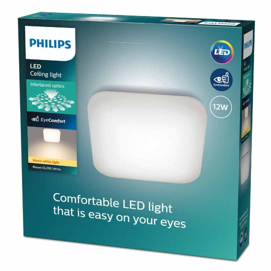 Philips 8720169195455 stropní LED svítidlo Mauve 1x 12 W 1200lm 2700K, pr. 26 cm - main (3)