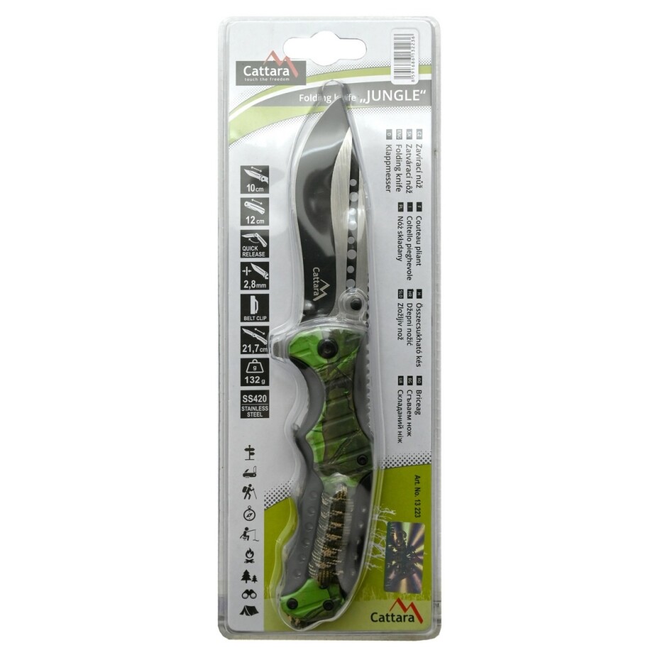 Cattara 13223 Nůž zavírací Jungle, 21,7 cm - main (5)