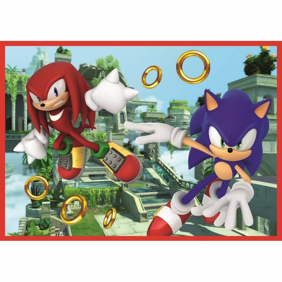Trefl Puzzle Sonic Dobrodružná jízda, 4v1 (35, 48, 54, 70 dílků) - main (2)