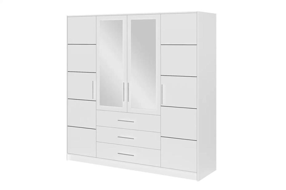 ArtStol Šatní skříň BALI D4 | bílá 196 cm - main (0)