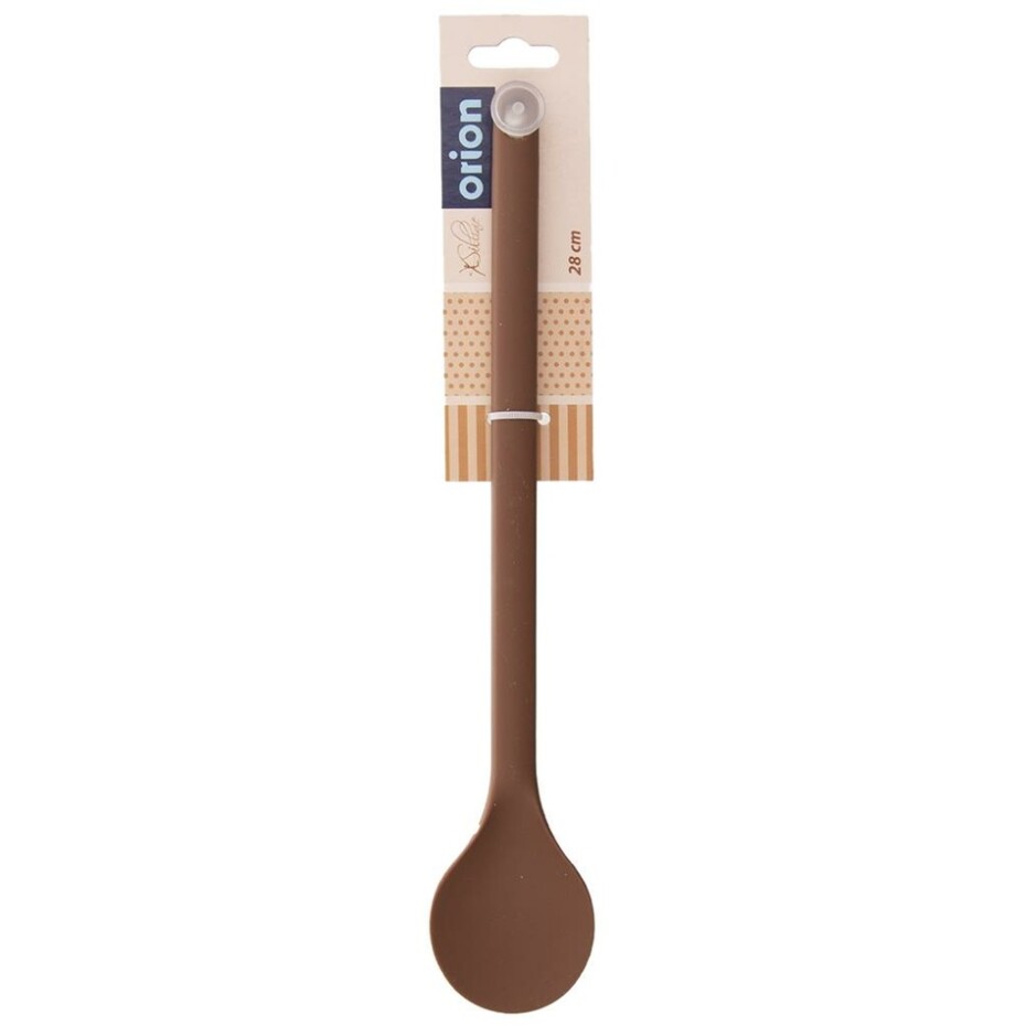 Orion Vařečka silikon kulatá HNĚDÁ, 28 cm  - main (1)
