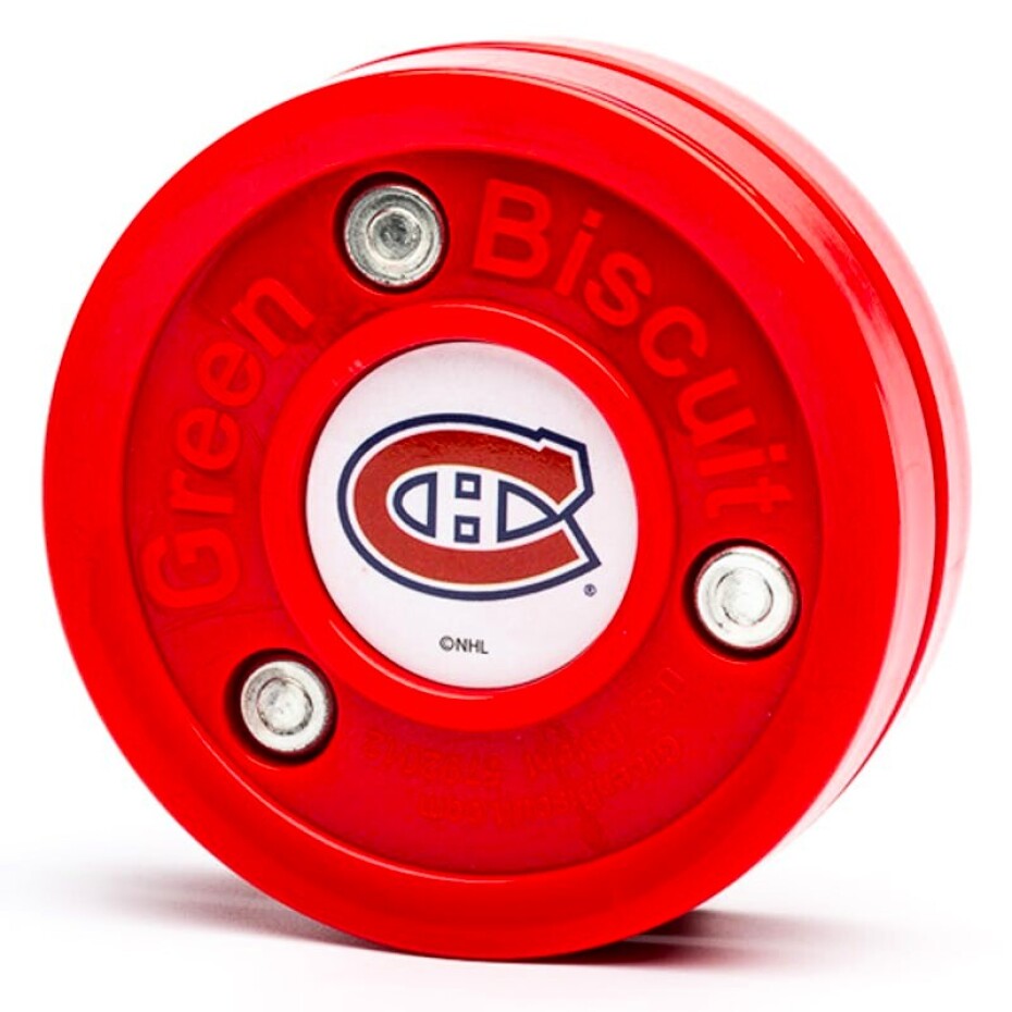 Tréninkový puk Green Biscuit  Montreal Canadiens Red - main (0)