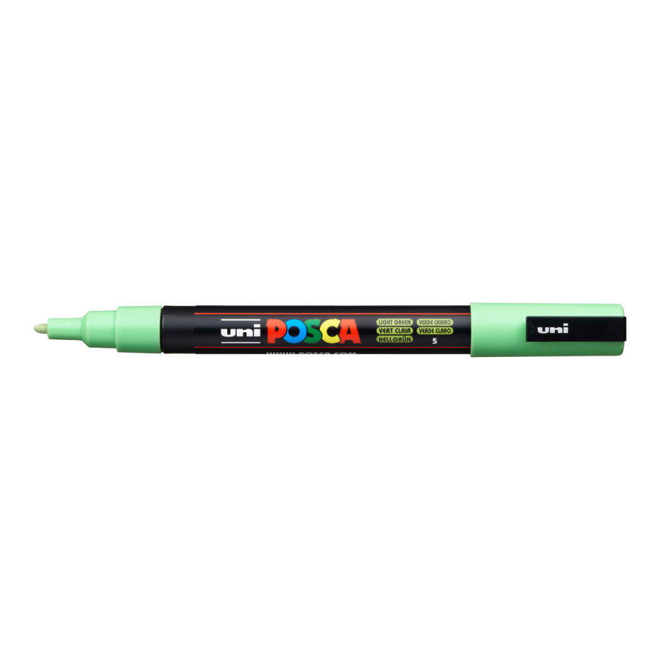 Posca popisovač PC-3M, 0,9 - 1,3 mm, světle zelená (5) - main (0)