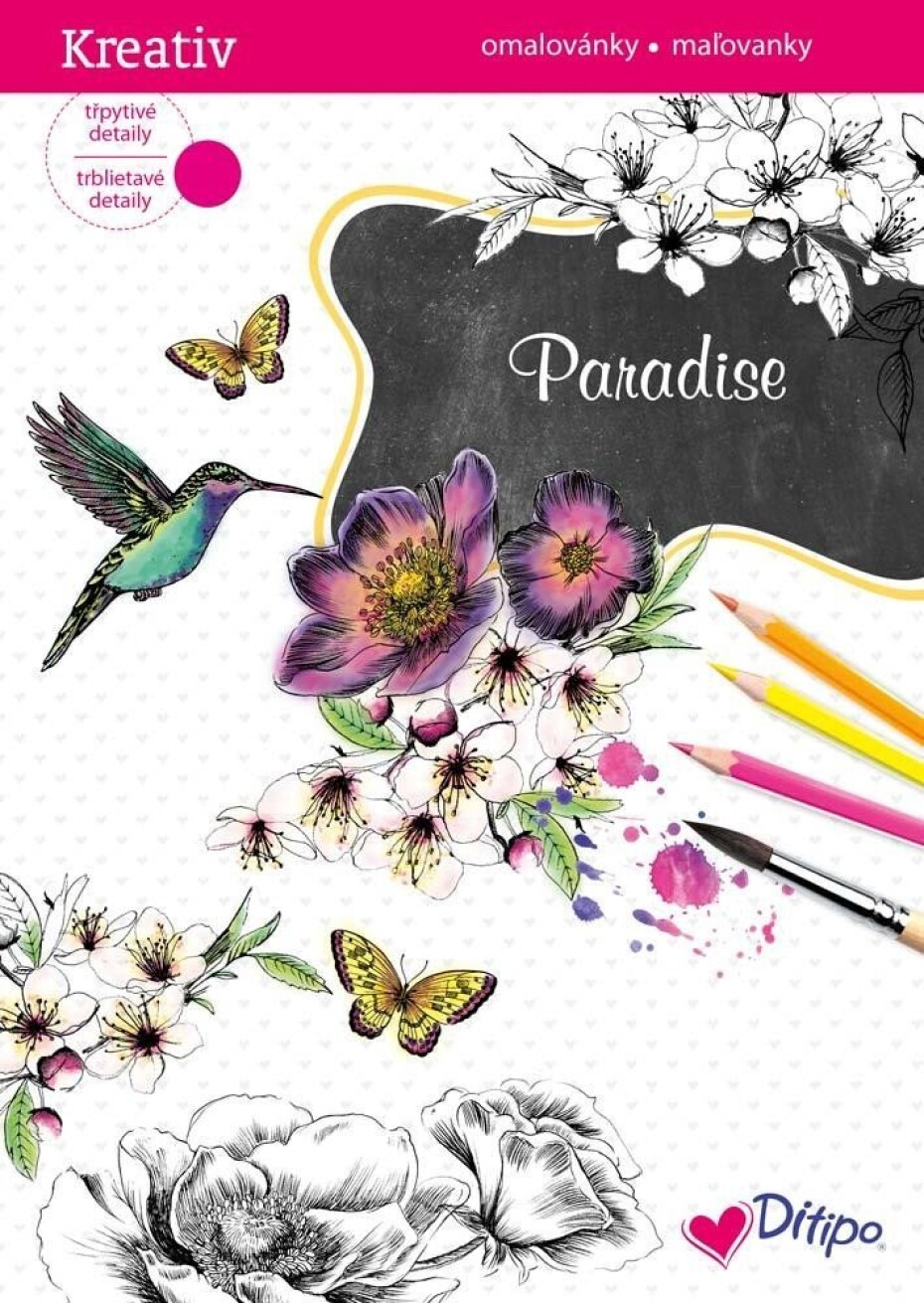 Třpytivé omalovánky - Paradise - main (0)