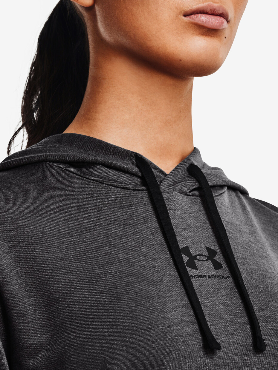 Dámská mikina Under Armour  Rival Terry Hoodie-GRY S - main (2)