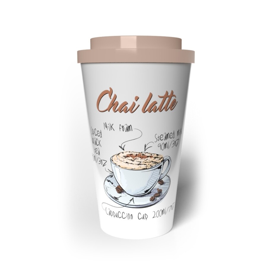 Banquet Hrnek cestovní dvoustěnný COFFEE 0,5 l, Chai latte - main (1)