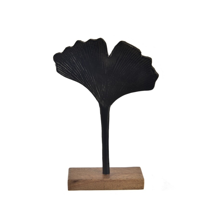 InDecor List na podstavci z mangového dřeva Black, 21 x 5 x 30 cm - main (0)