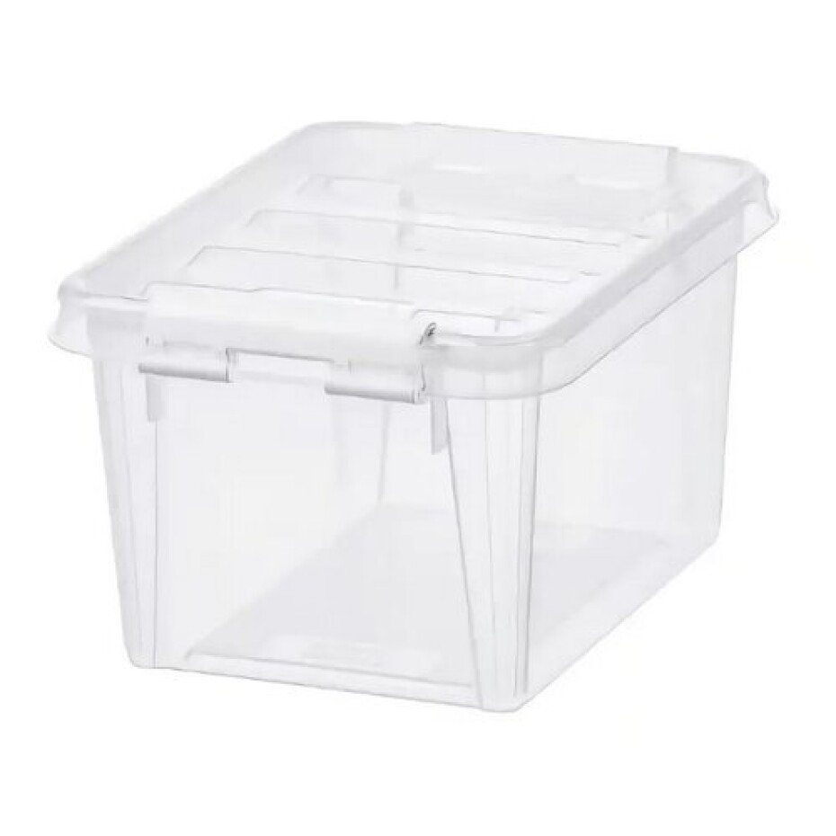 SmartStore Úložný box s bílými klipy Classic, 1,5 l, 1,5 l - main (0)