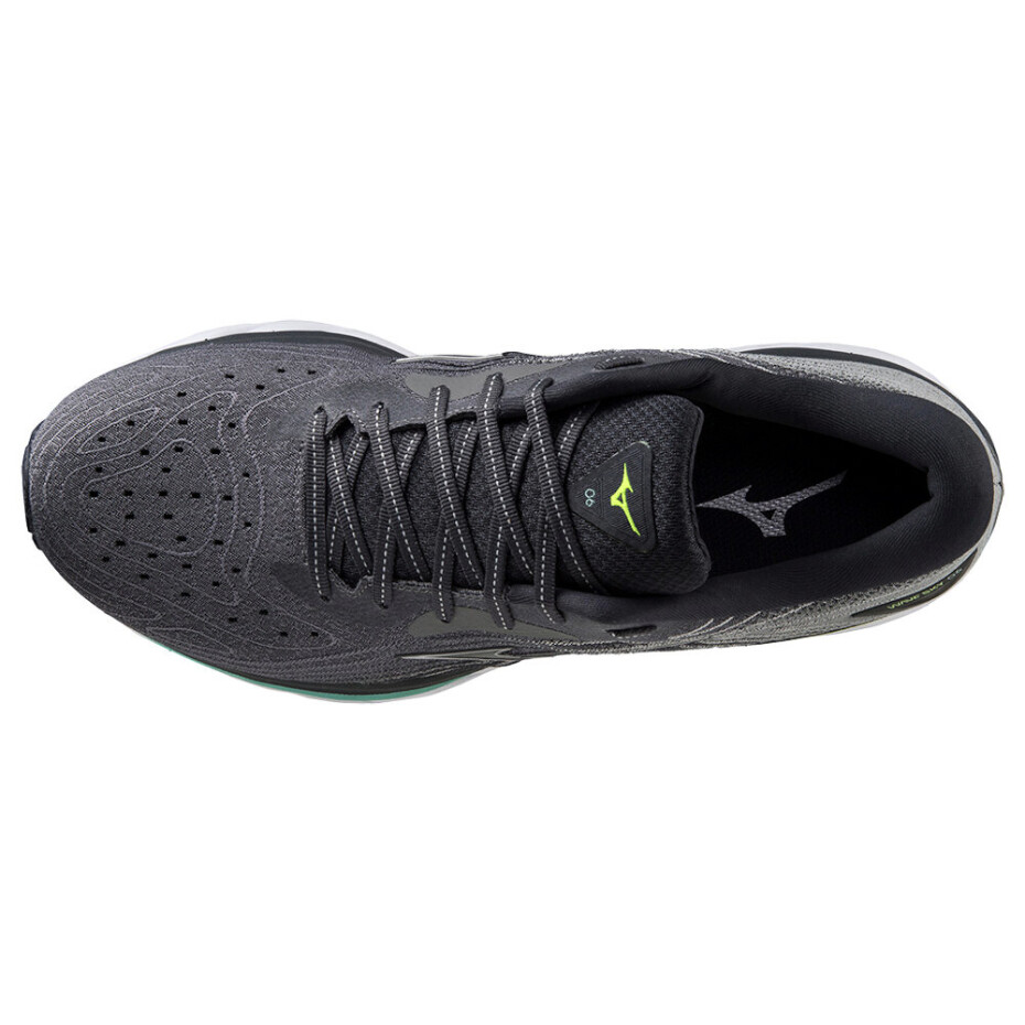 Pánská běžecká obuv Mizuno  Wave Sky 6 Quiet Shade/Silver/Neo Lime  UK 14 - main (7)