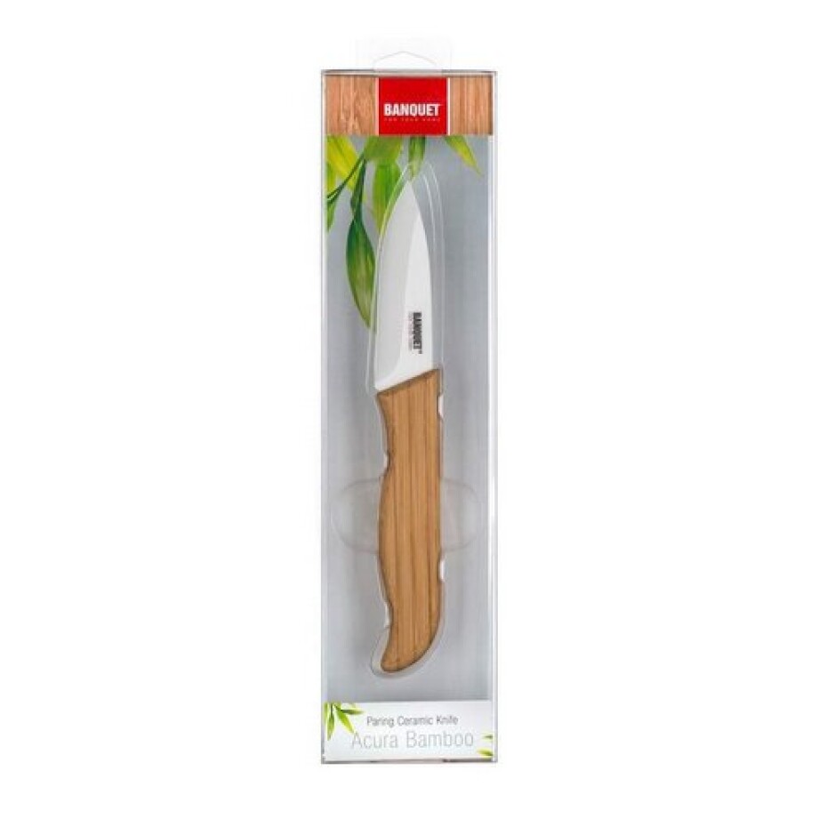 Banquet Keramický nůž praktický Acura Bamboo, 18 cm - main (1)