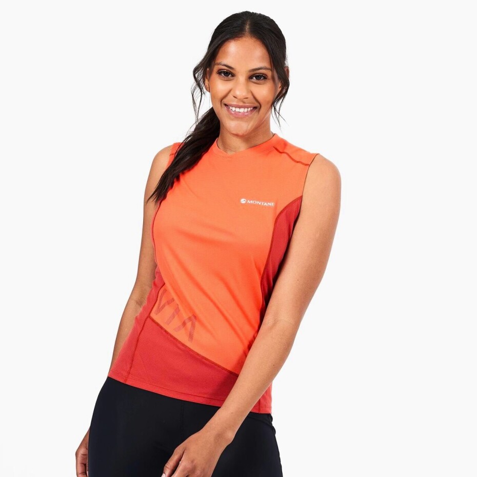Dámské tričko Montane  Katla T-Shirt Paprika XS - main (0)