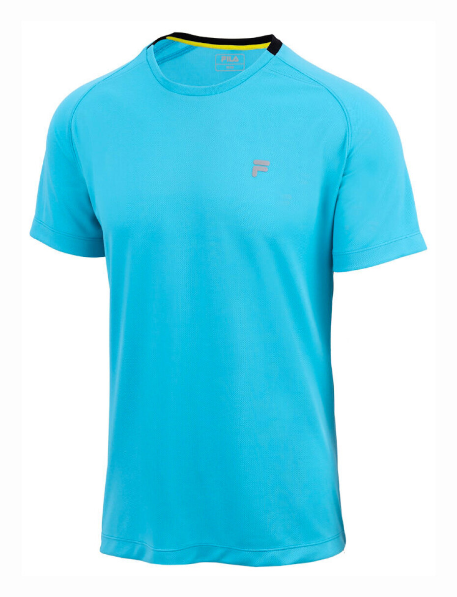 Pánské tričko Fila  T-Shirt Cassian Scuba Blue M - main (0)