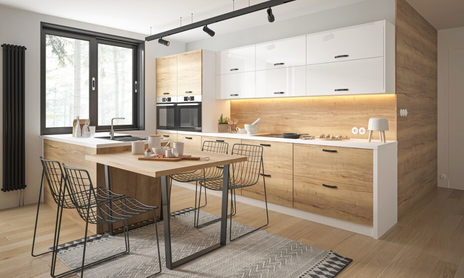 ArtExt Kuchyňská skříňka spodní MALMO | D2A 90 Barva korpusu: Grey - main (4)
