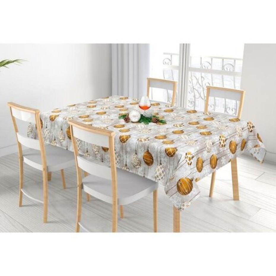 Bellatex Ubrus Vánoční koule zlatá, 70 x 70 cm - main (1)