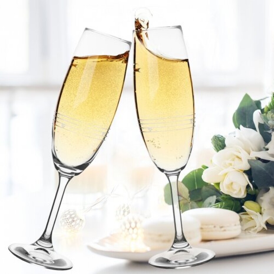 Sklenice SRDÍČKA 0,22 l sekt 2 ks  - main (2)