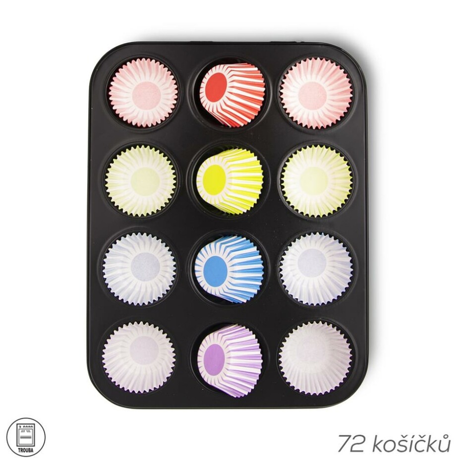 Orion Forma kov MUFFINY 12+košík cuk. papír 72 ks  - main (1)