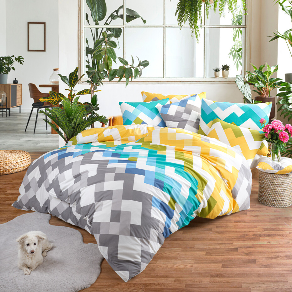 4Home Bavlněné povlečení Chevron, 140 x 220 cm, 70 x 90 cm - main (0)