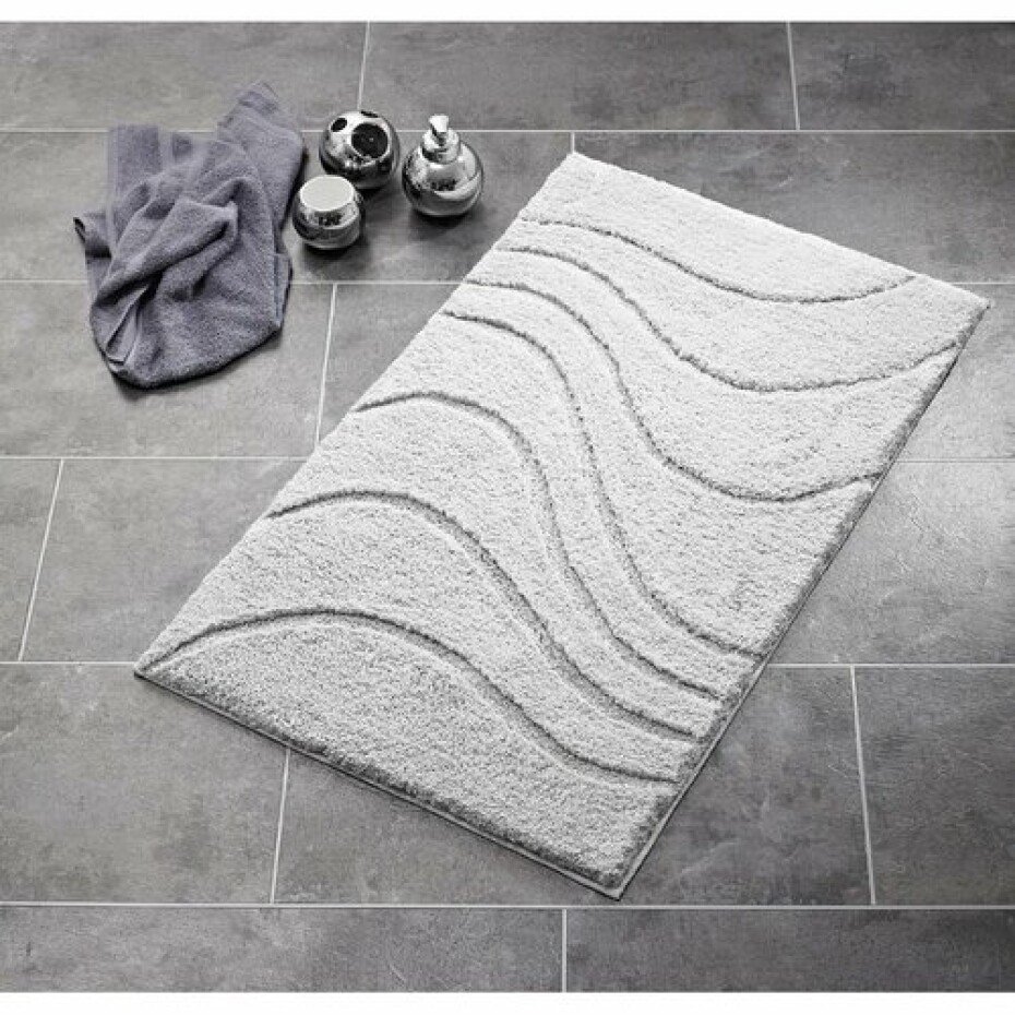 RIDDER 729307 La ola koupelnová předložka s protiskluzem 60 x 90 cm, šedá - main (3)