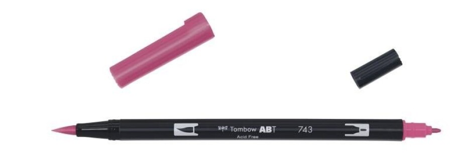Tombow Oboustranný štětcový fix ABT - hot pink - main (0)