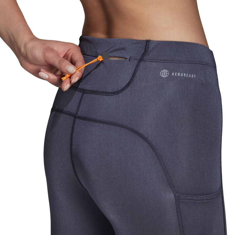 Dámské legíny adidas  Fast Impact Shiny Tights Shadow Navy M - main (4)