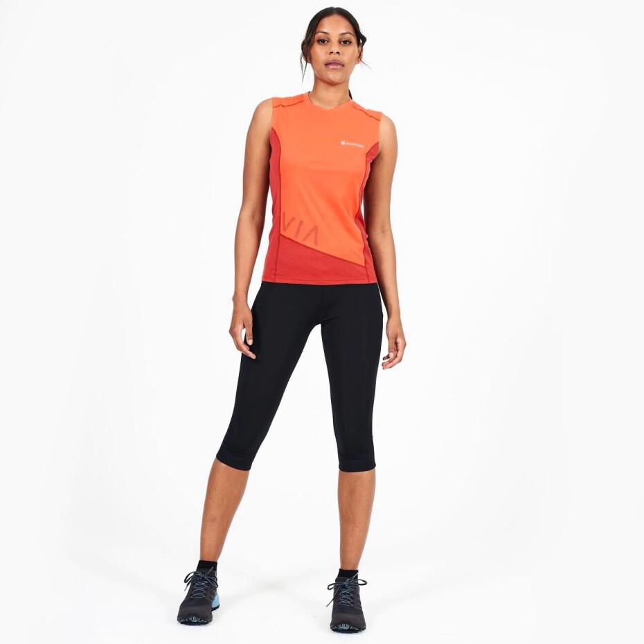 Dámské tričko Montane  Katla T-Shirt Paprika XS - main (6)