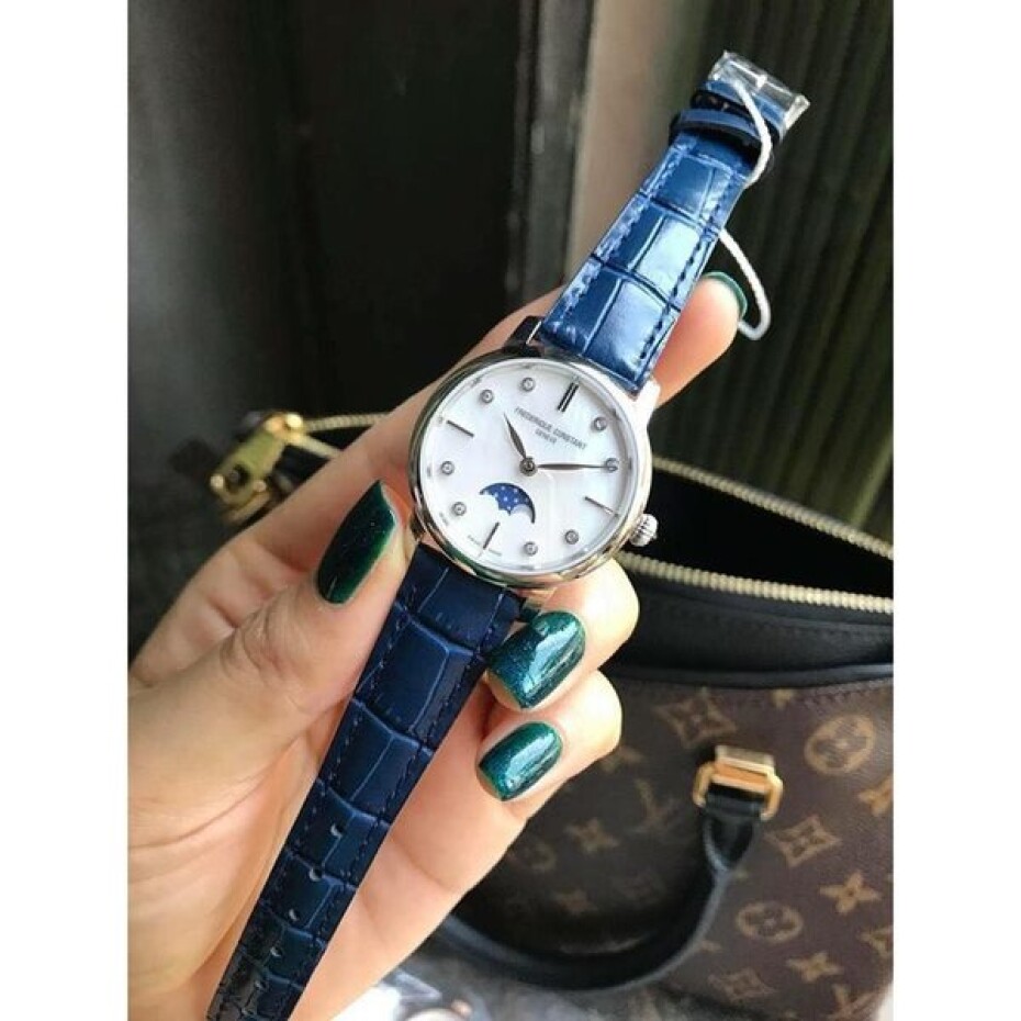 Frederique Constant Slimline Ladies Moonphase Quartz FC-206MPWD1S6 - main (15)