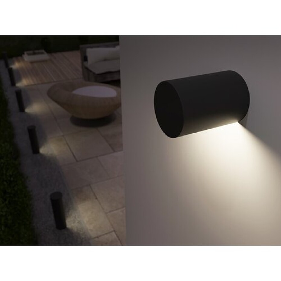 Panlux PN42100034 Zahradní LED nástěnné svítidlo Costa N hnědá, 12 W - main (1)