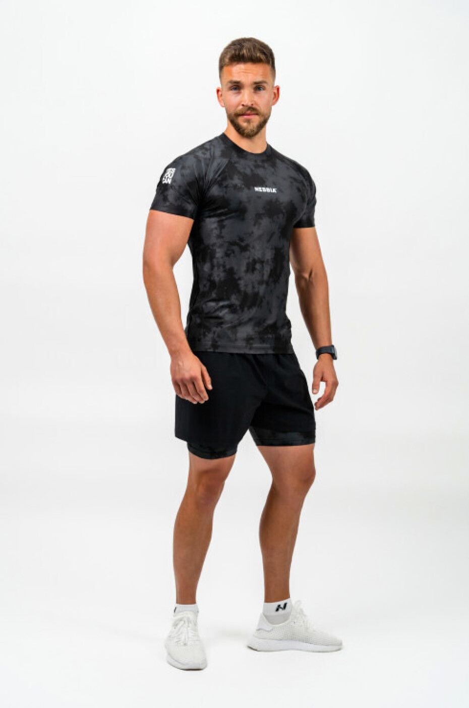 Nebbia kompresní Camouflage tričko MAXIMUM 338 černá - main (5)