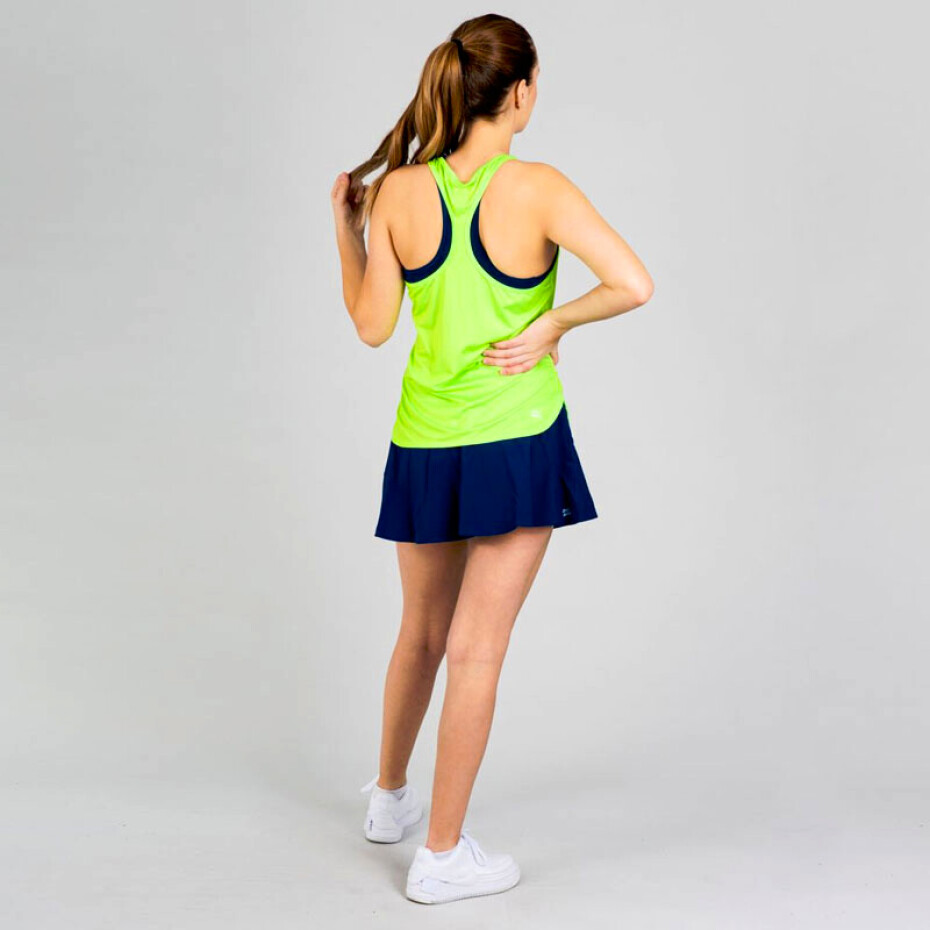 Dámské tílko BIDI BADU  Mea Tech Tank Neon Yellow M - main (3)