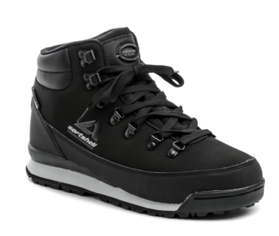 American Club WT61-23 černé zimní softshell boty - main (0)