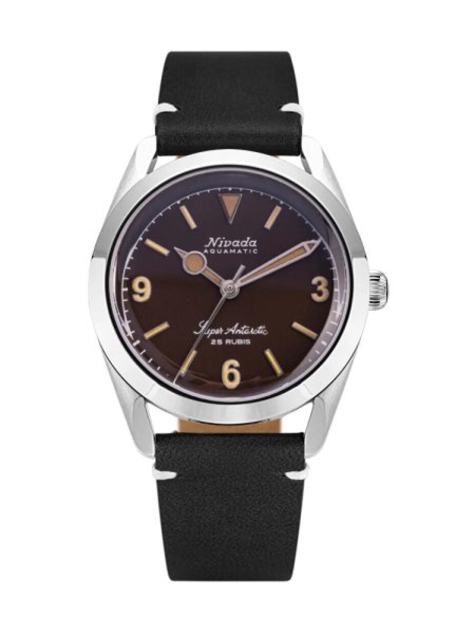 Nivada Grenchen Super Antarctic 3.6.9 Tropical - Black Leather White Stitching - main (0)