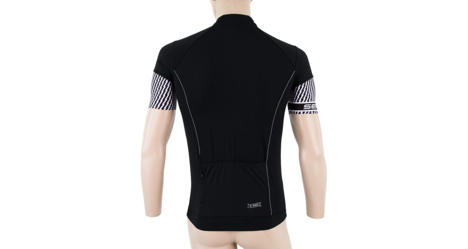 Pánský cyklistický dres Sensor  Cyklo Race Black/White S - main (1)