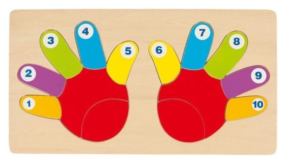 Goki Puzzle Ruce, vkládací - dřevěné - main (0)