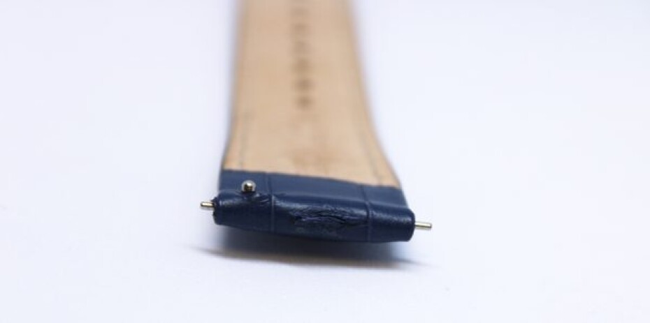 Řemínek Hirsch Duke - modrý, 20 mm S – Kratší délka spona 18 mm Stříbrná - Bazar - 20 mm - S – Kratší délka - 18 mm - Stříbrná - main (9)