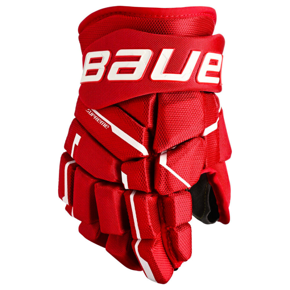 Hokejové rukavice Bauer Supreme M5PRO Red Junior 10 palců - main (0)