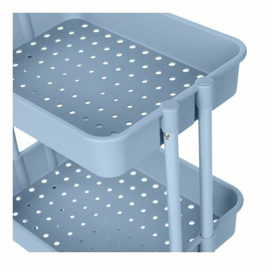 Compactor Koupelnový vozík s kolečky Grena, 3 police, 43 x 34,8 x 75 cm, modrá - main (3)