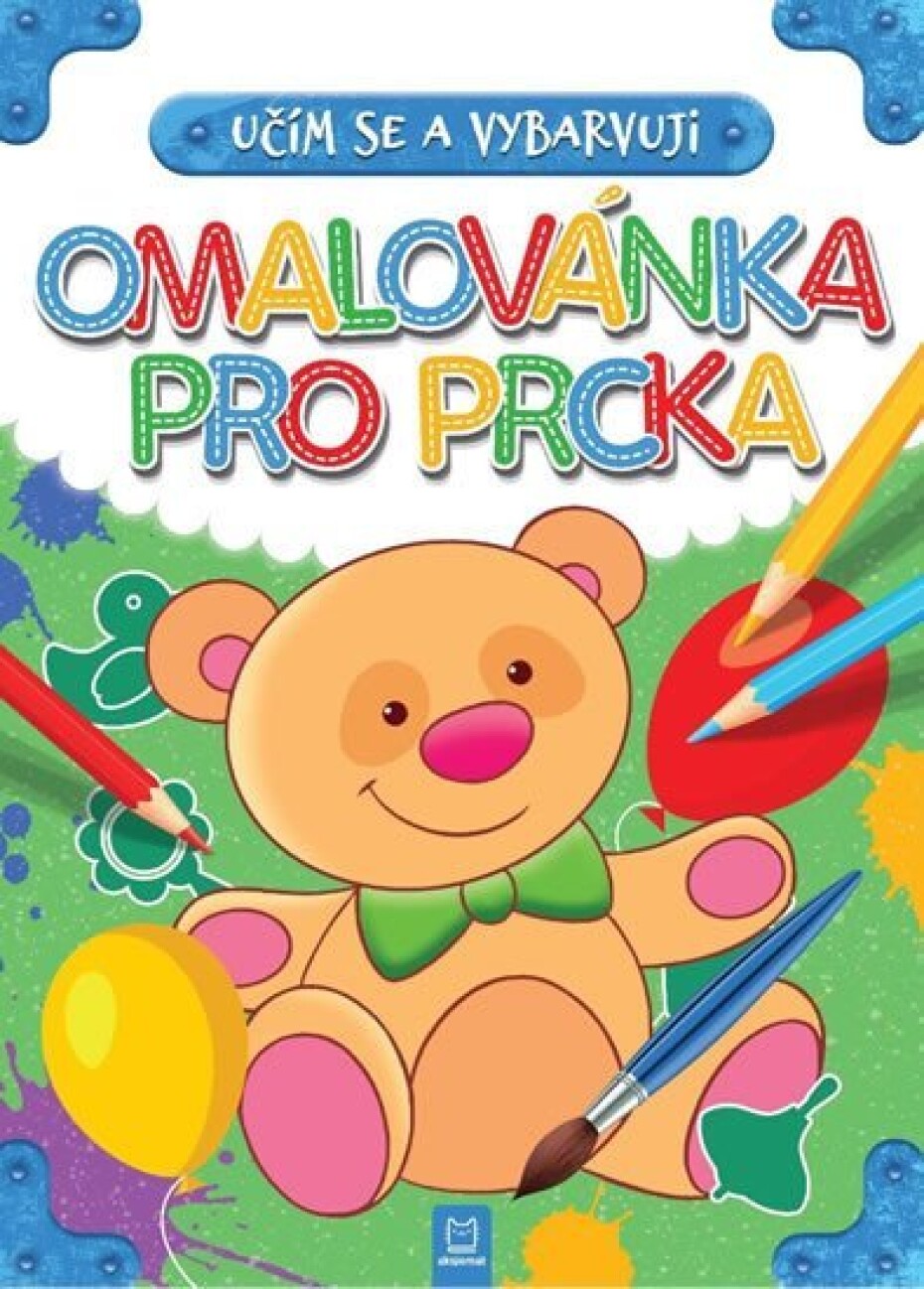 Omalovánka pro prcka - Učím se a vybarvuji - Magda Konik - main (0)