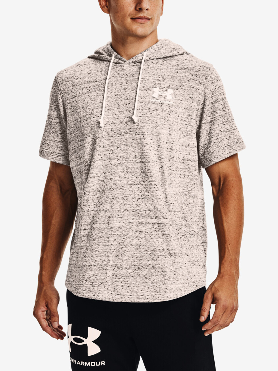 Pánská mikina Under Armour  Rival Terry LC SS HD-WHT M - main (0)