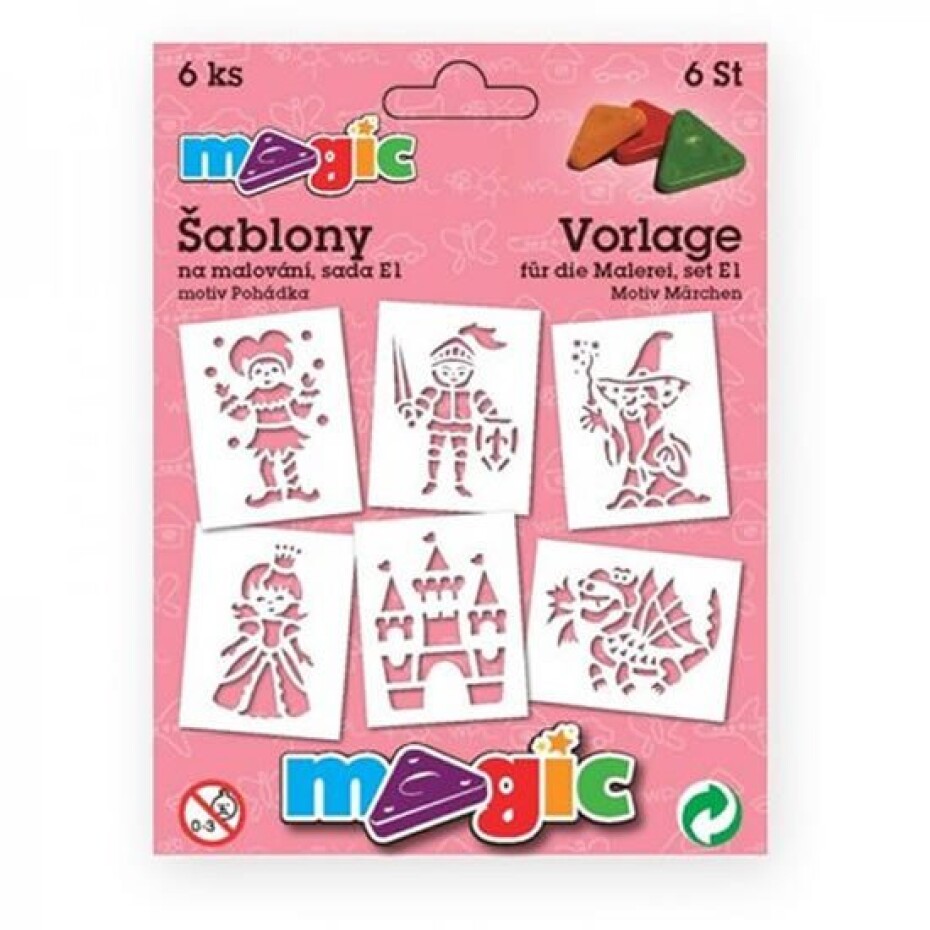 MAGIC papírové šablony na malování POHÁDKA - main (0)