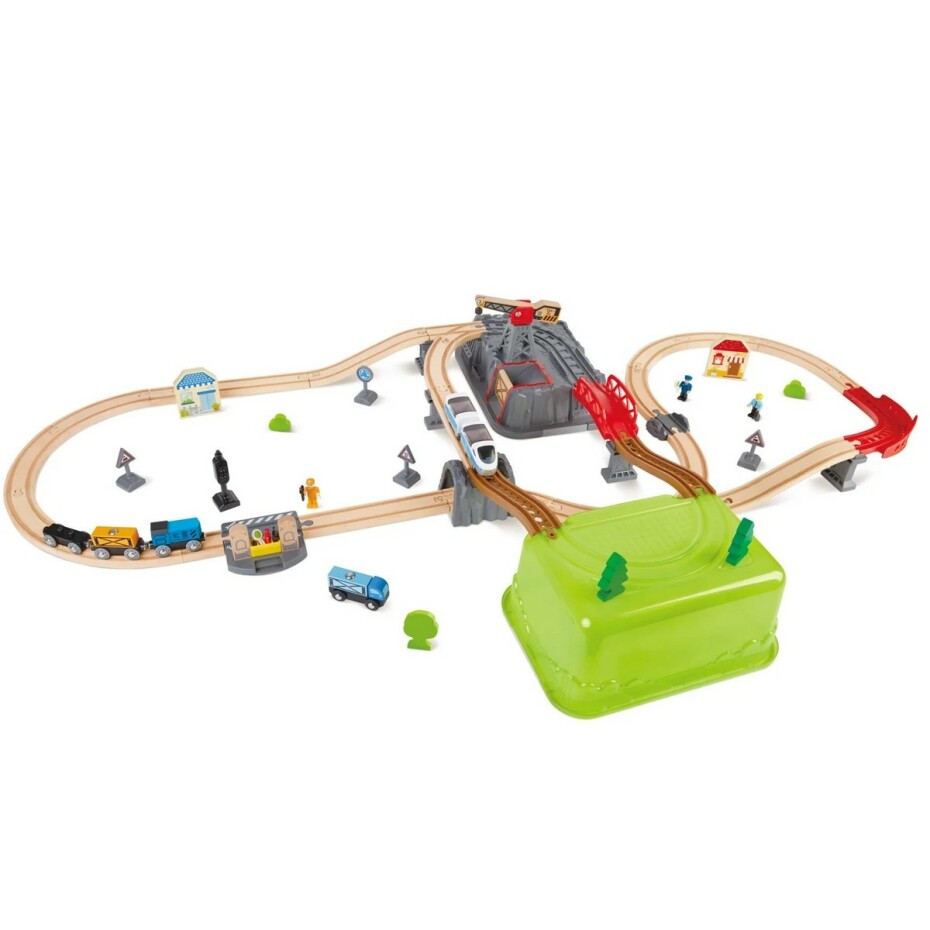 Hape Vláčkodráha s hracím boxem - main (1)