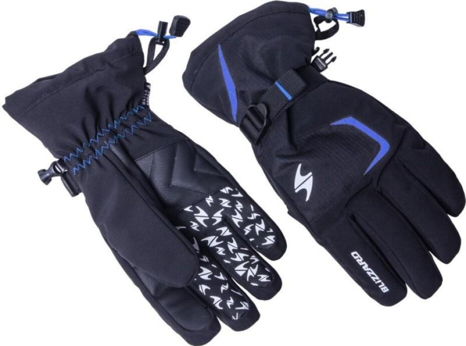 Blizzard Reflex ski gloves black/blue - main (0)