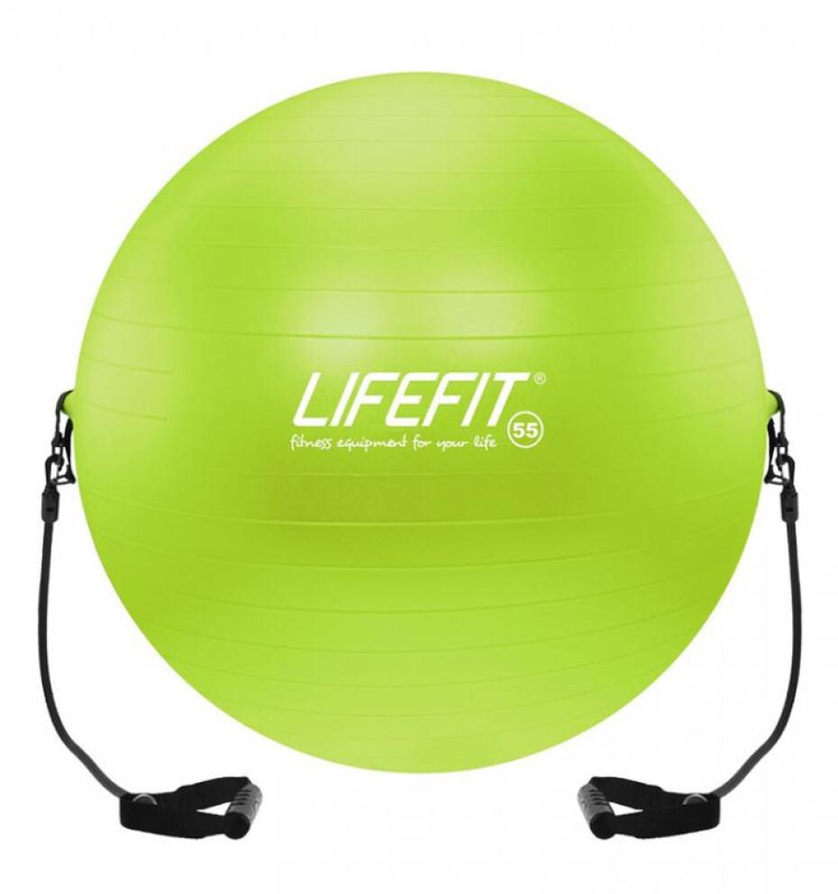 Lifefit GYMBALL EXPAND 55 cm Gymnastický míč s expanderem - main (0)