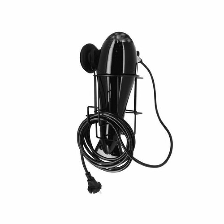 Držák na vysoušeč Compactor Bestlock Black s přísavkou - bez vrtání, nosnost až 6 kg - main (1)