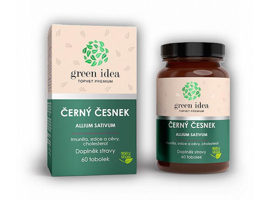 Green Idea Černý česnek vegan 500mg 60 tobolek - main (0)