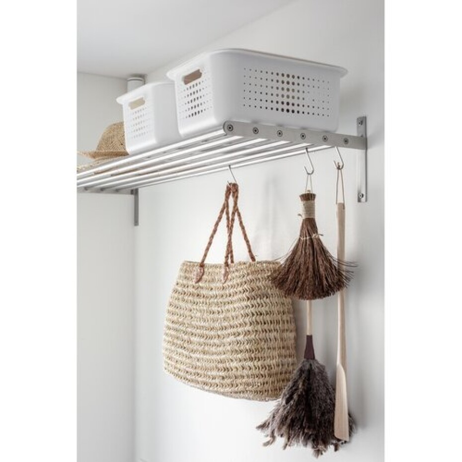 SmartStore Úložný košík Modern, bílá, 37 x 28 x 20 cm, 37 x 28 x 20 cm - main (4)