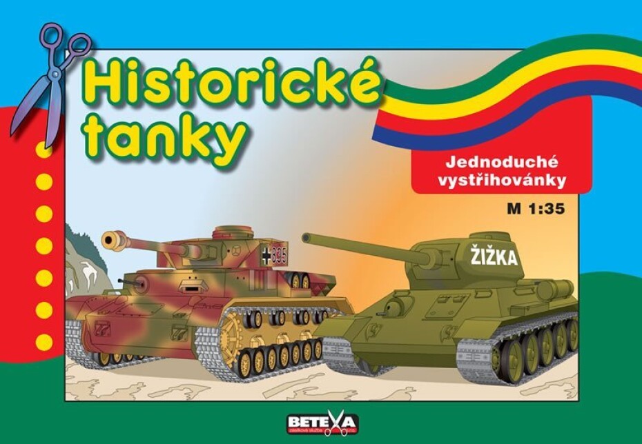 Historické tanky - Jednoduché vystřihovánky - main (0)