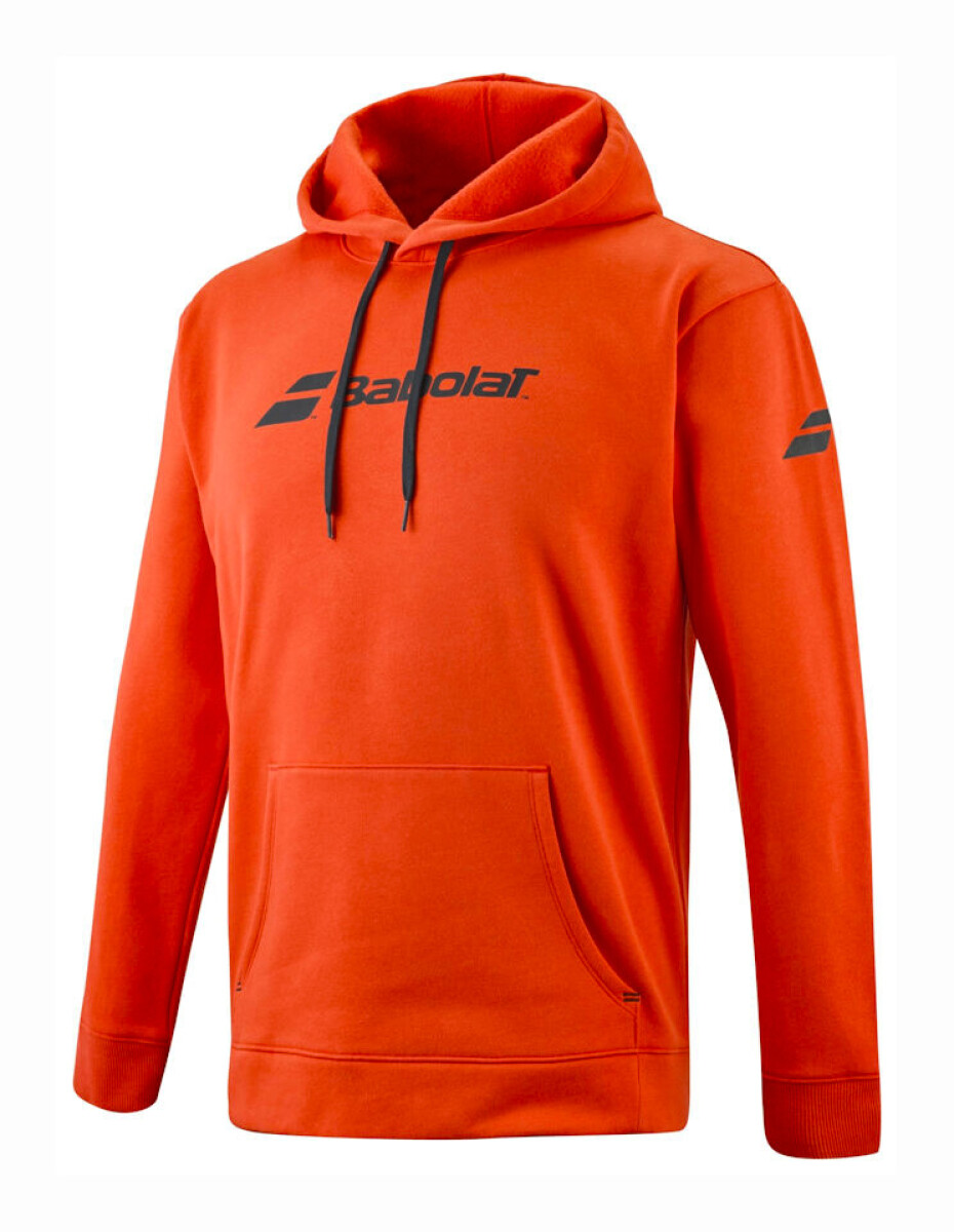 Pánská mikina Babolat  Exercise Hood Sweat Men Fiesta Red L - main (1)