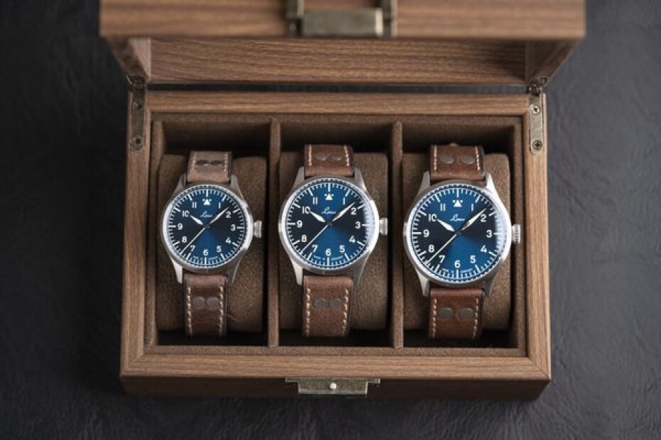 Laco Flieger Stuttgart Pro Blau 43 Handwinding - main (9)