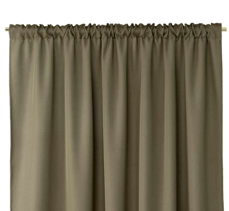 ArtFlhf Zatemňovací závěs OXFORD PLEAT P | 140 x 250 cm Barva: Kaki - main (0)