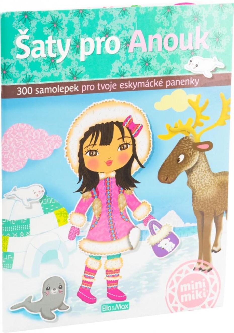Šaty pro Anouk - kniha samolepek - Julie Camel - main (0)